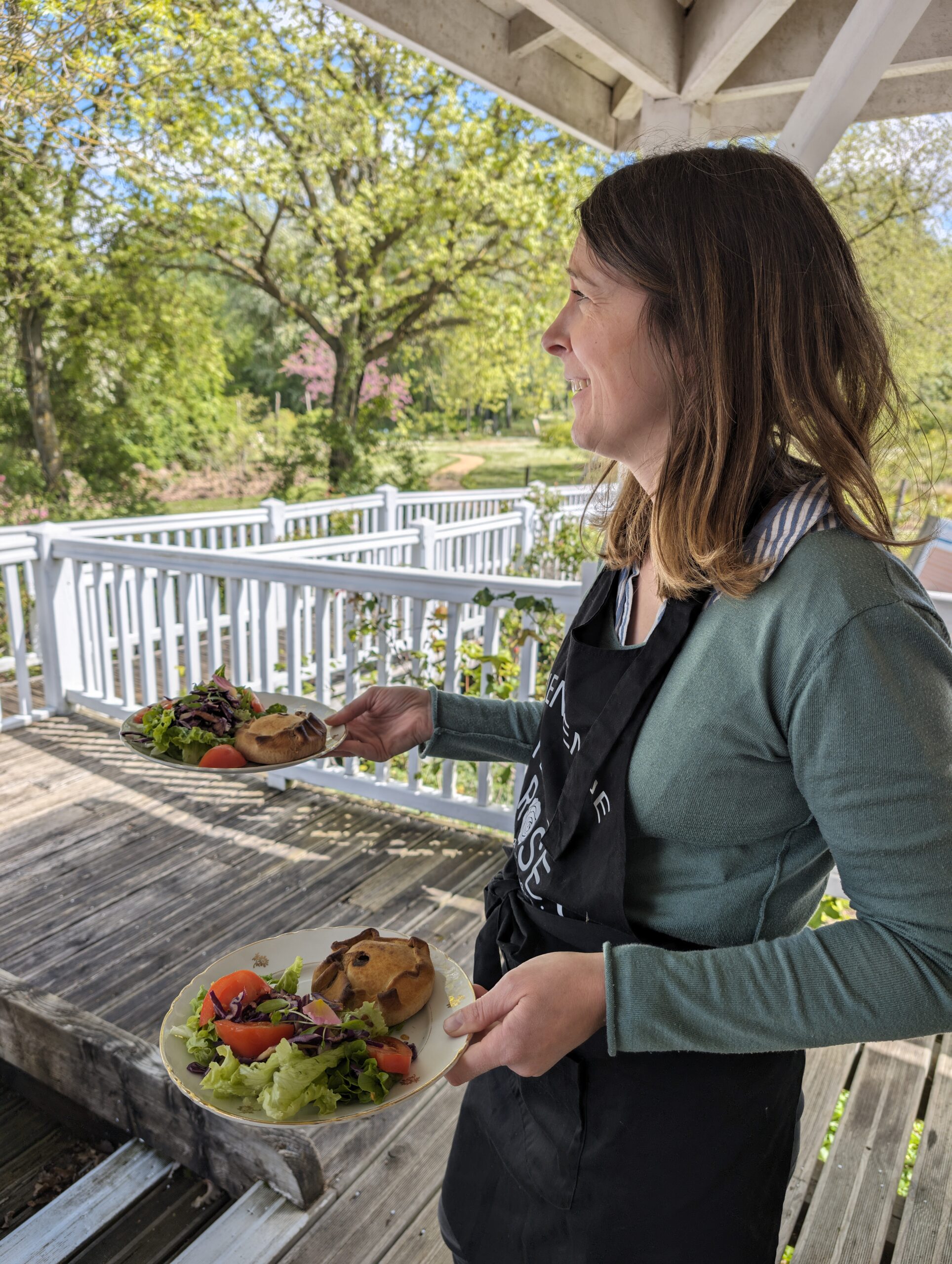 Produits locaux servis au restaurant Les Chemins de la Rose